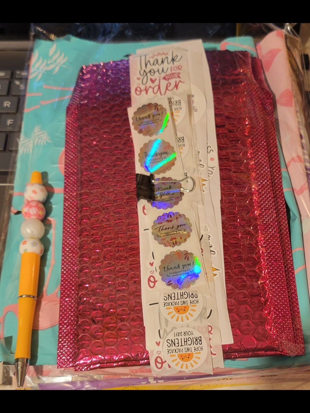 POSHPACK! Poly's Stickers, And A Pen!